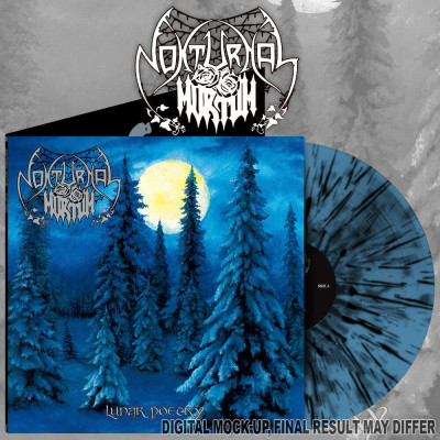 NOKTURNAL MORTUM - Lunar Poetry Splatter LP
